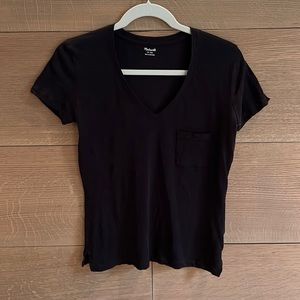 Madewell V Neck Pocket T - XS